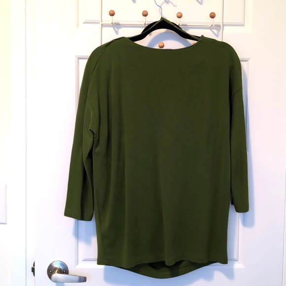 COS Dark Green Oversized Top in Women's size Small - Picture 6 of 10